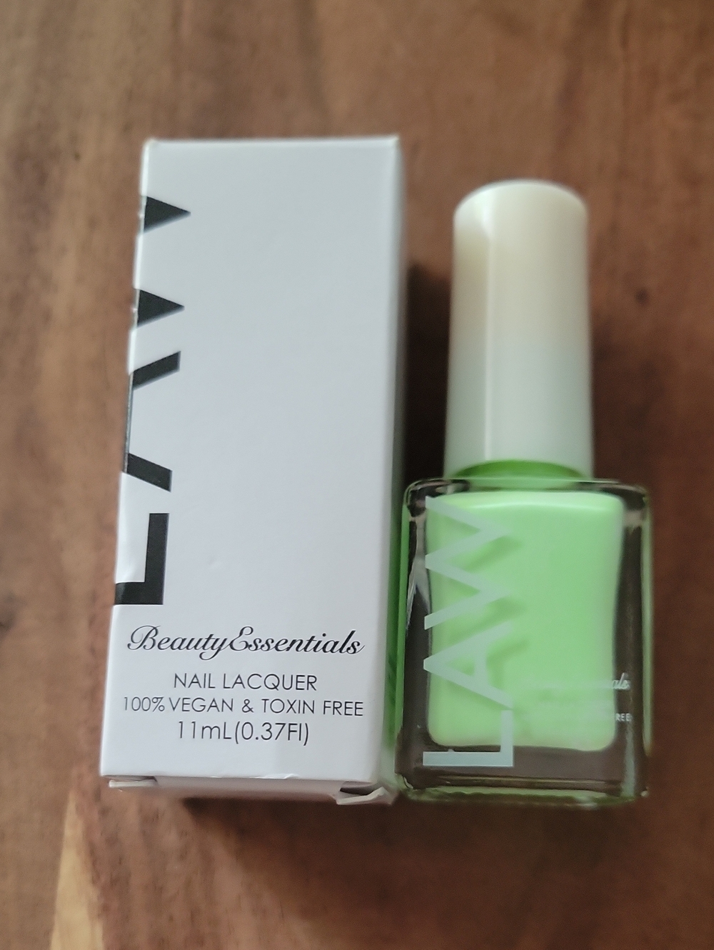 LAW Nail Lacquer Spear Me Green Vegan & Toxin Free NWT